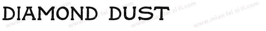diamond dust字体转换